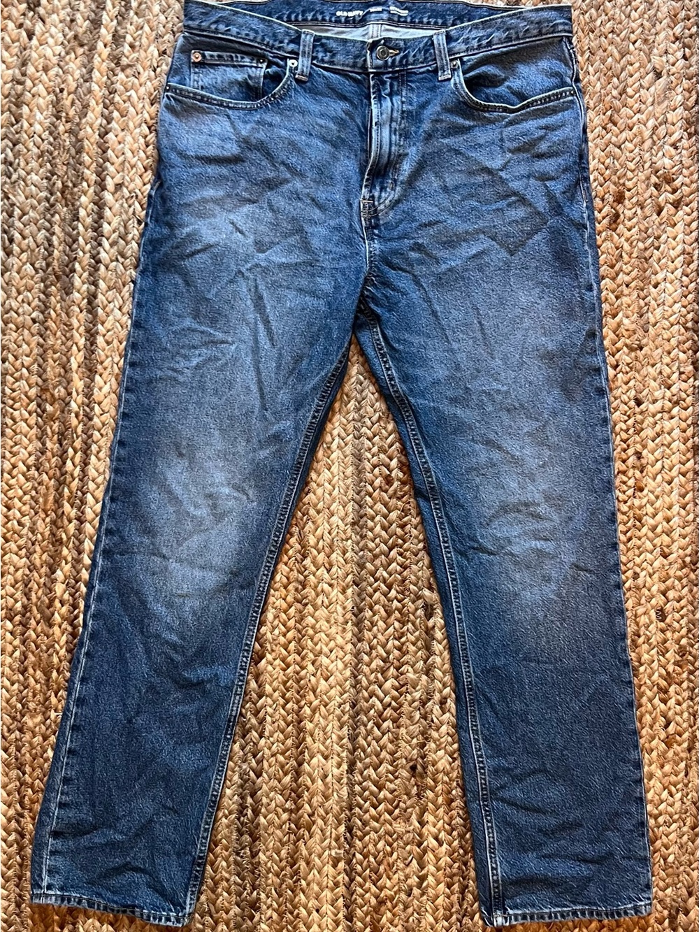Men's Indigo Straight Jeans